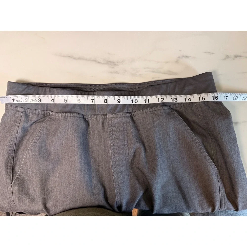 Figs Technical Collection T2001 Grey Cargo Scrub Pants Mens Large L Heathered